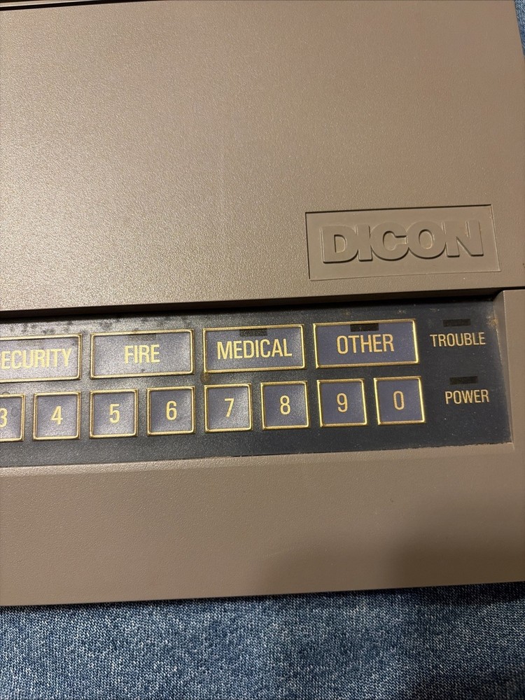 Vintage DICON 9000 security system main unit only vg
