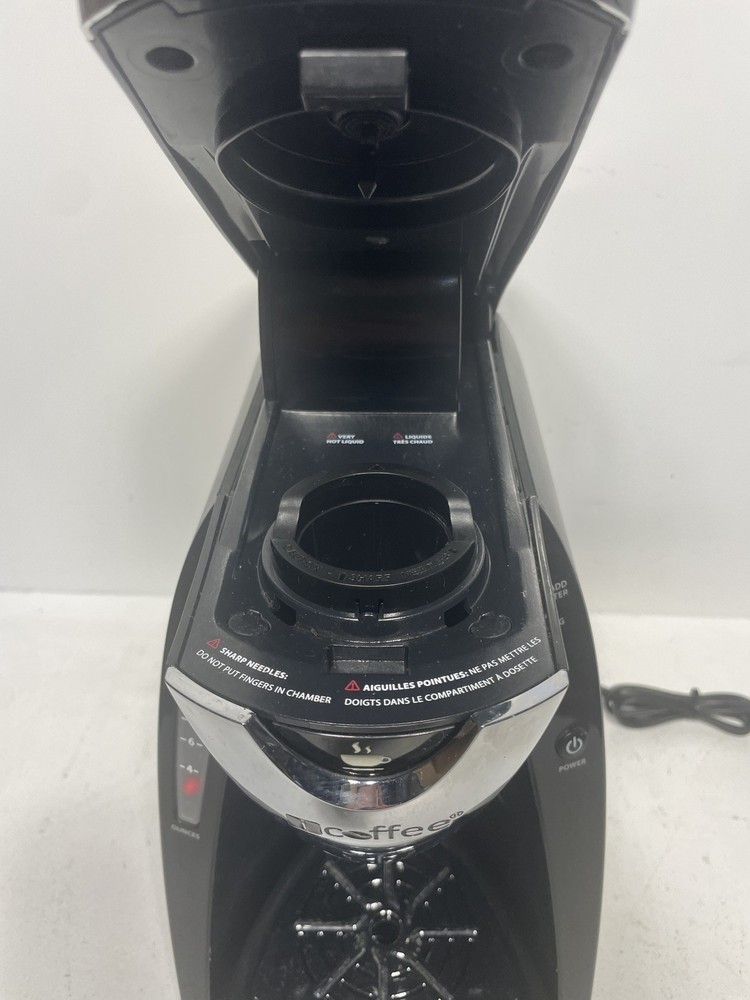 iCoffee RSS100-EXP SpinBrew Silver and Black Single Serve Coffee Brewer - Used