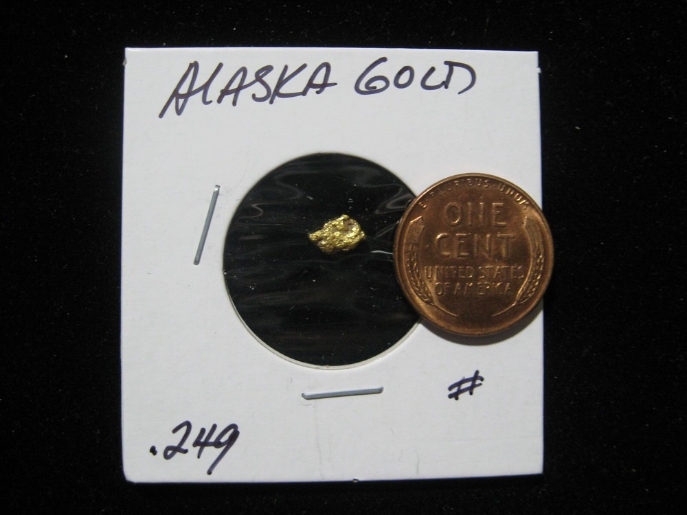 ALASKA GOLD NUGGET .249 GRAM