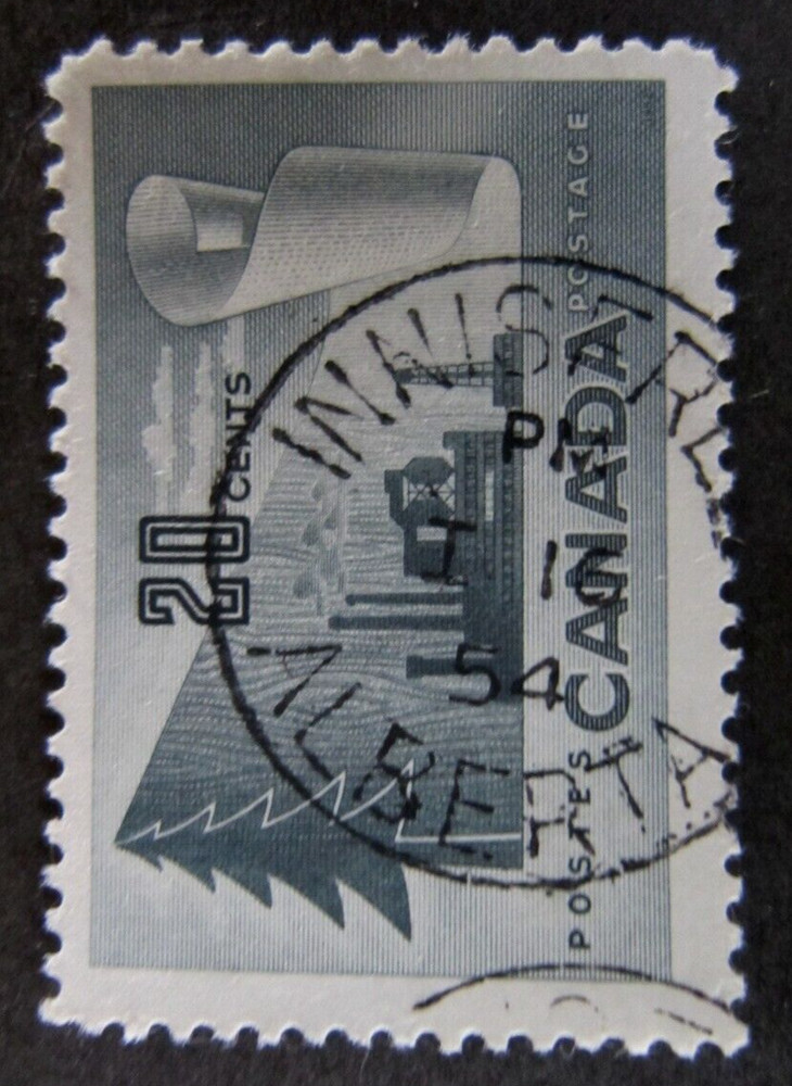 Canada #316 CDS Cancel Innisfree, AB {ebhs112}