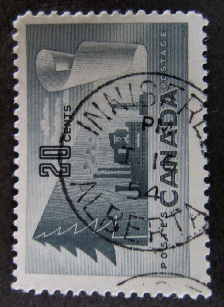 Canada #316 CDS Cancel Innisfree, AB {ebhs112}