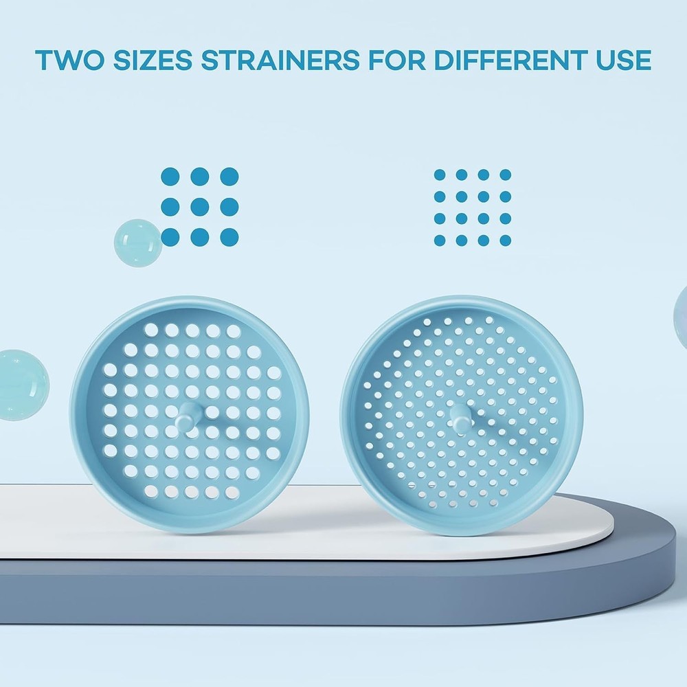 Versatile Blue Funnel Set with 4 Size Spouts and 2 Strainers for Easy Filling