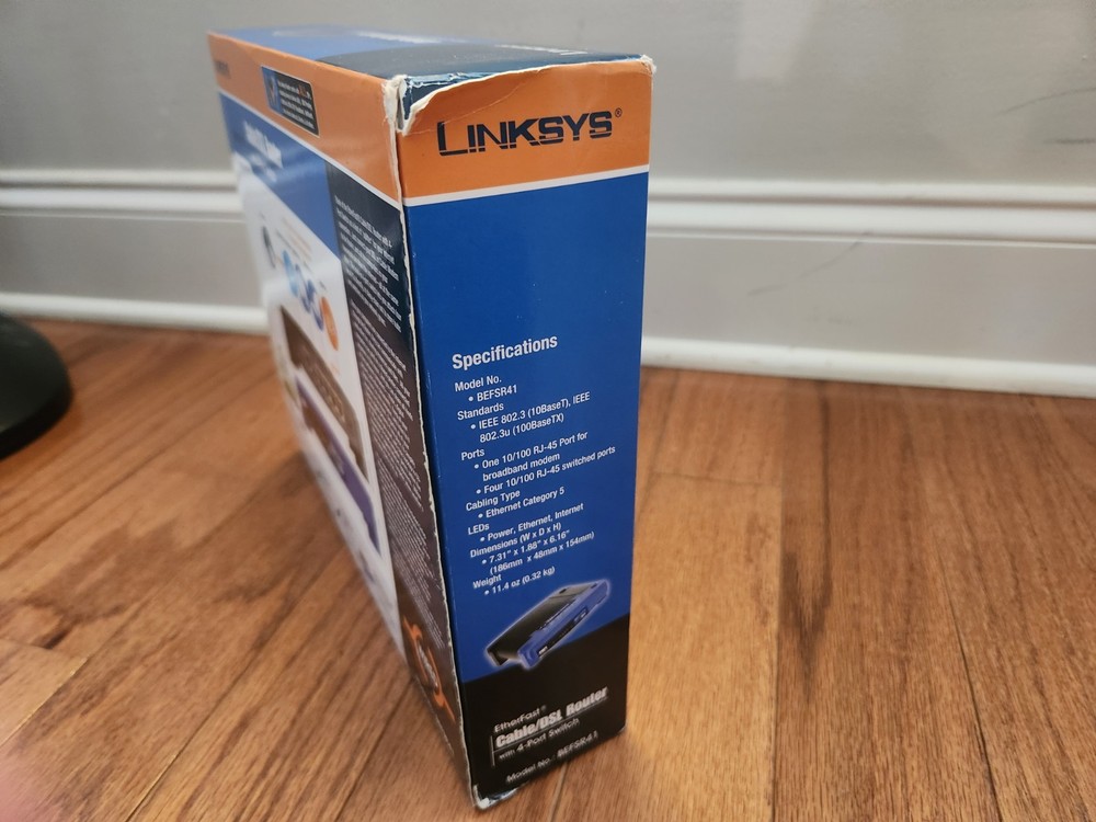 Linksys Etherfast Cable/DSL Wired Router with 4 Port Switch