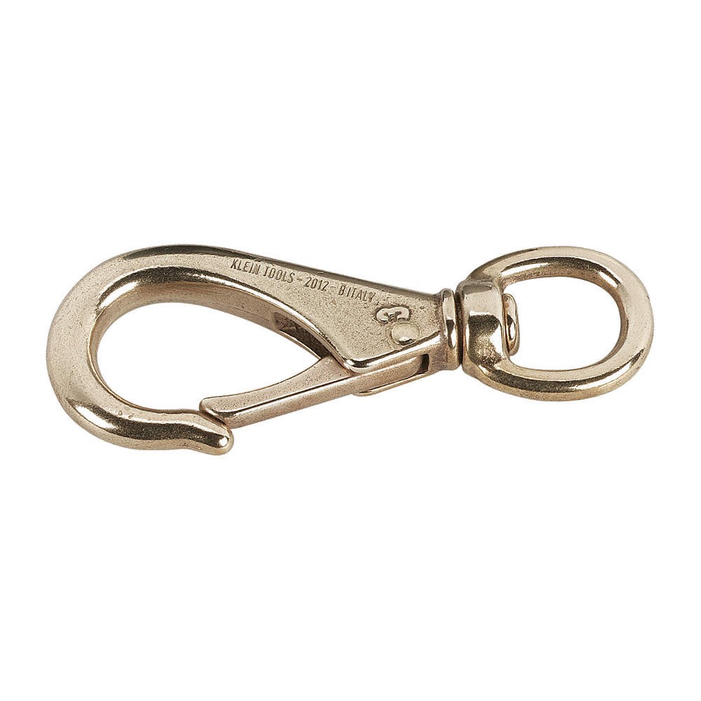 KLEIN TOOLS 2012 Orange,Swivel Snap Hook,Bronze 36L280