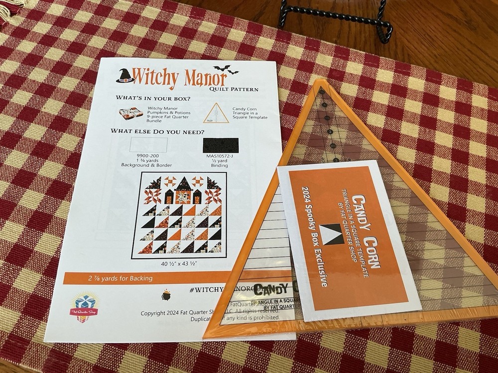 Candy Corn Triangle In A Square Quilting Template With Patter