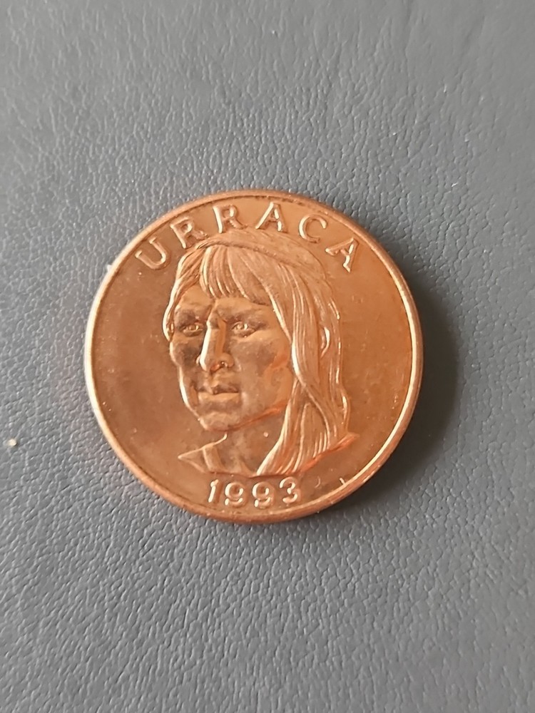 Panama Un Centissimo Coin 1993 Urraca UNC