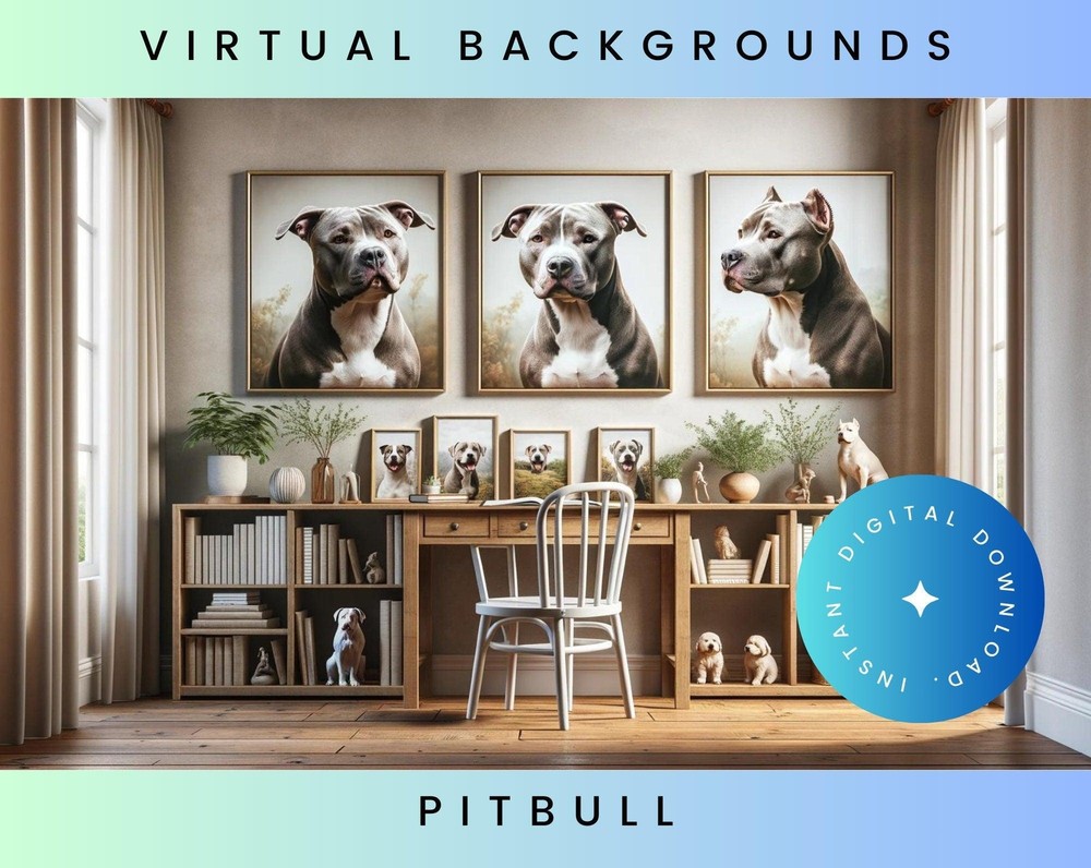 Pitbull Zoom Backgrounds