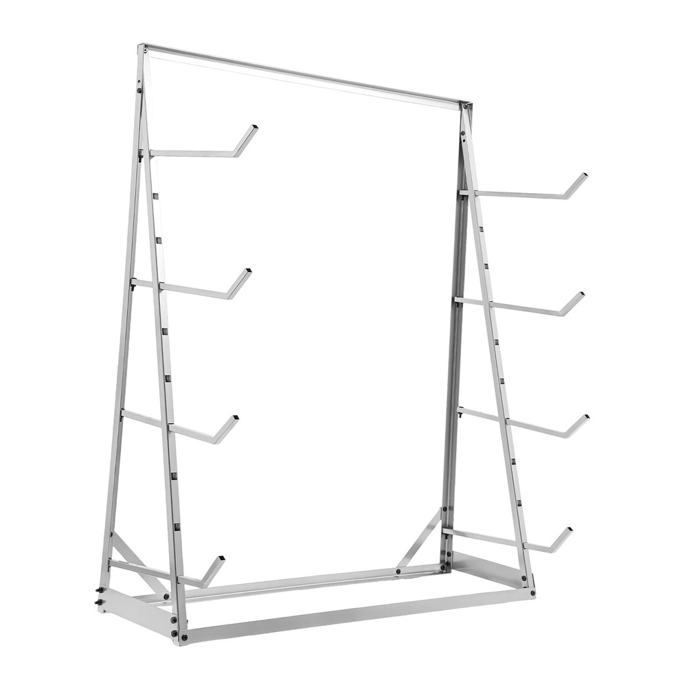 4 Tier Steel Horizontal Lumber Storage Rack Adjustable Storage Cantilever Rack