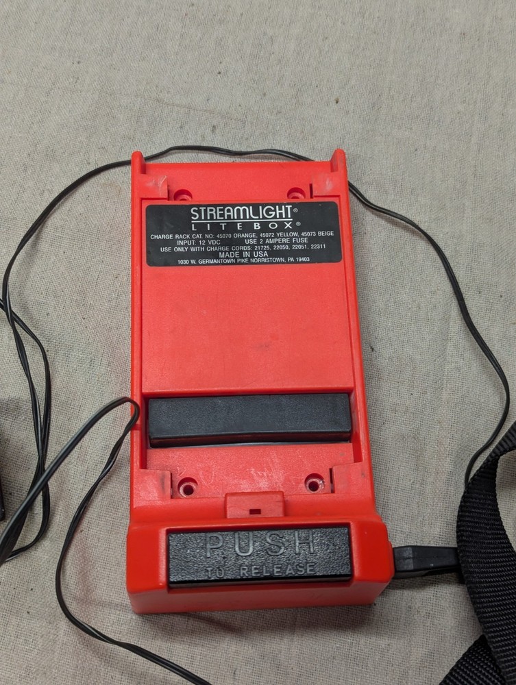 Streamlight LiteBox EMS Firefighter Flashlight With Charger