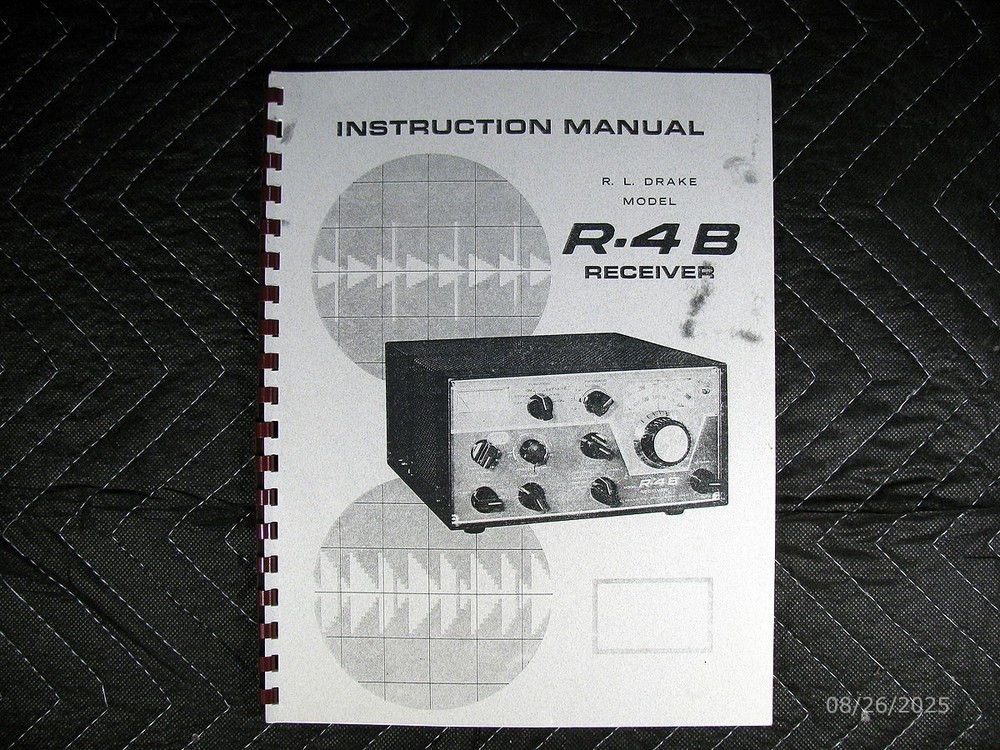 Drake R-4B Receiver Instruction Manual