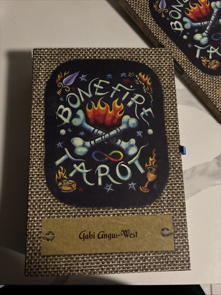 Bonfire Tarot By Gabi Angus-West Deck Cards Guidebook Sturdy Box