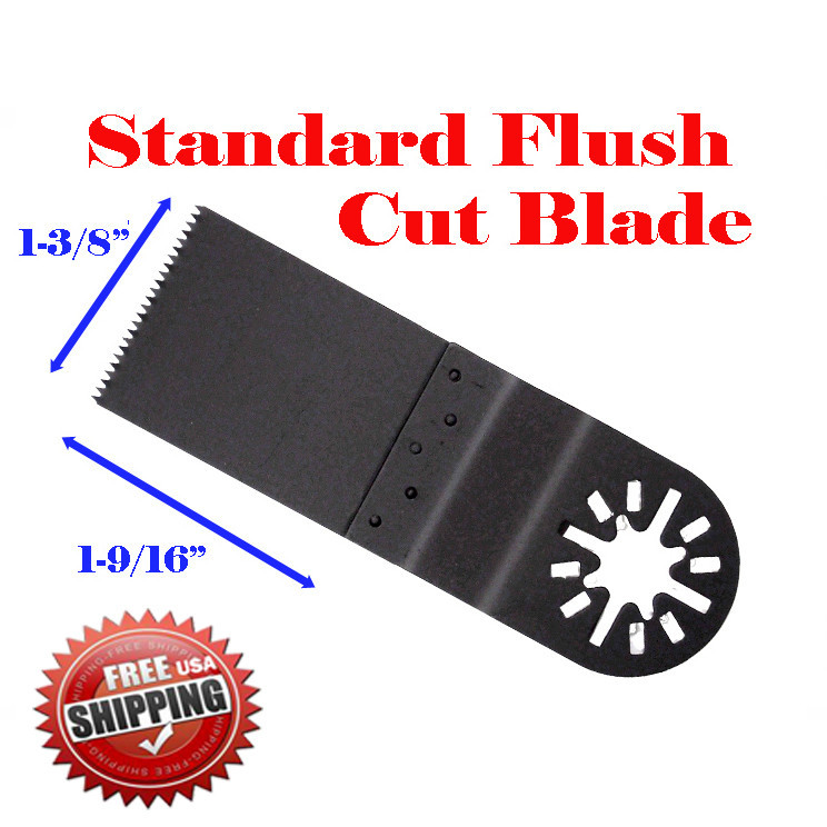 3 Standard Flush Cut Oscillating Multi Tool Blades For Fein Multimaster Bosch