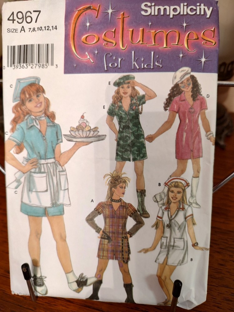Simplicity Costumes For Kids 4967