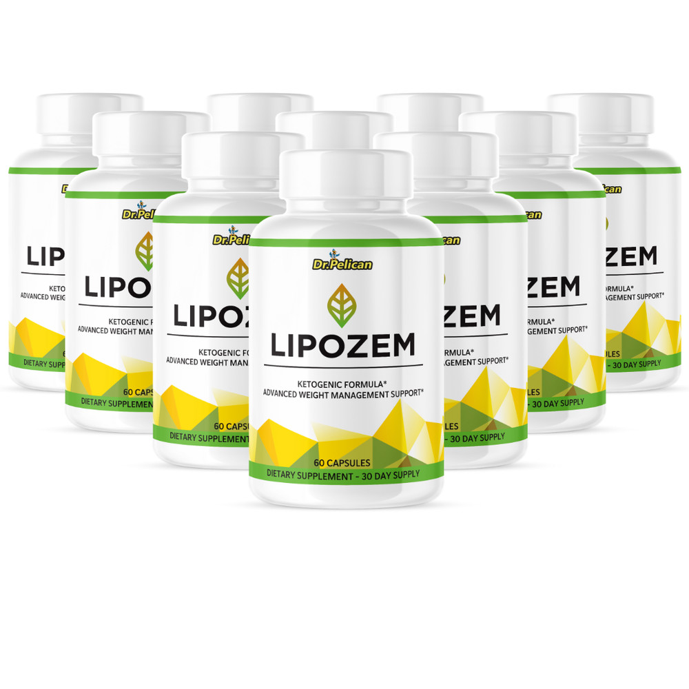 Lipozem- Keto & Weight Support- 10 Bottles- 600 Capsules