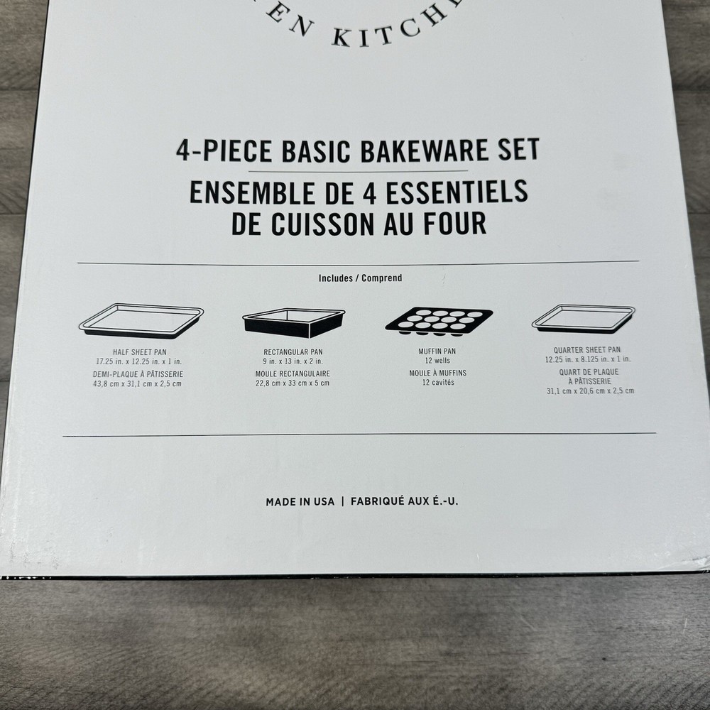 Open Kitchen by Williams Sonoma 3-Piece Essentials Bakeware Set Scuffed Read