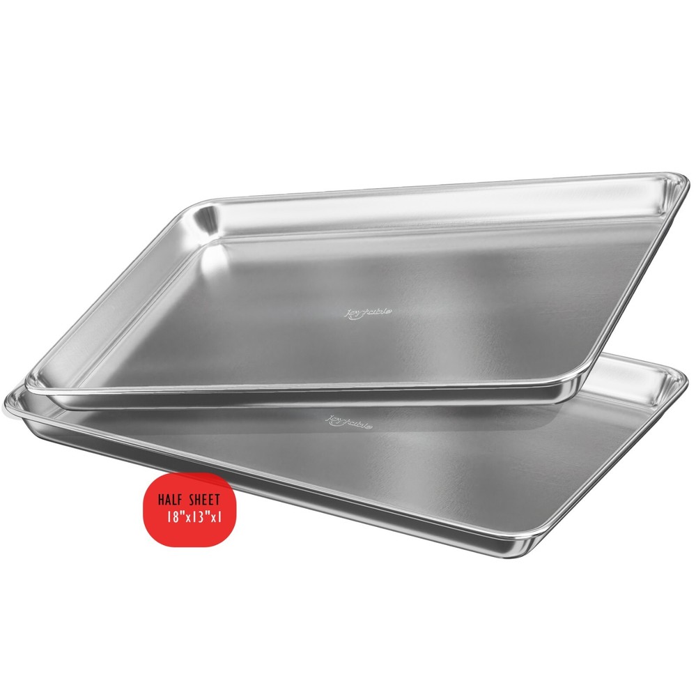 Aluminum Baking Sheets, Nonstick Steel Cookie Sheets Cooking & Baking Sheet Pans