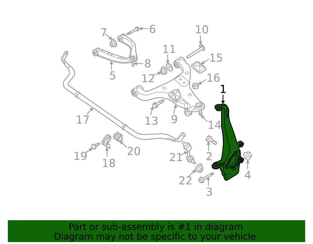 Genuine Nissan Steering Knuckle 40014-EA000
