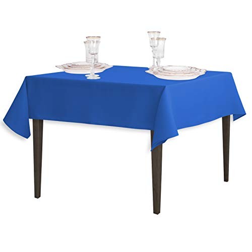 LinenTablecloth 54-Inch Square Polyester 54" x 54" (Square) Royal Blue