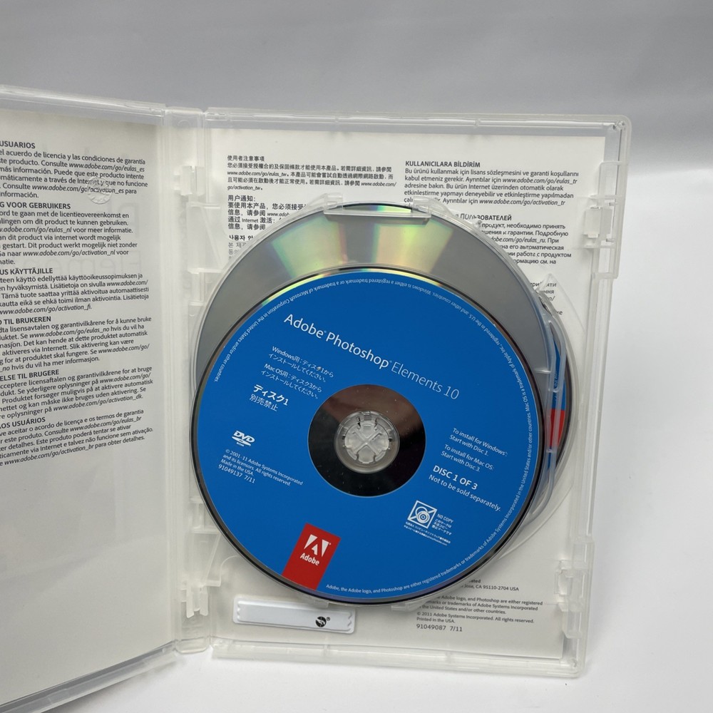 Adobe Photoshop Elements 10 for PC Mac Includes serial number Photo Editing