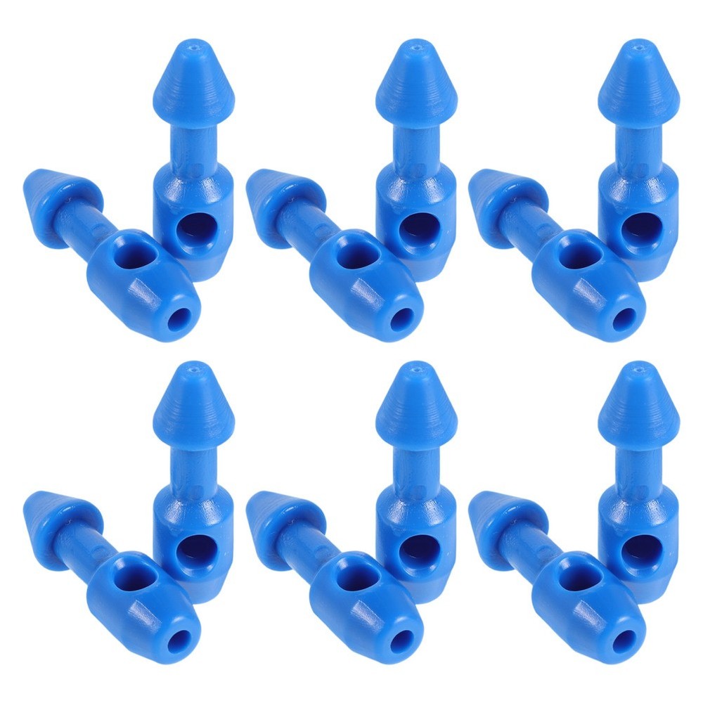 12 Pcs Spearfishing Tackle Wishbones Inserts Gear Diver Band Plastic