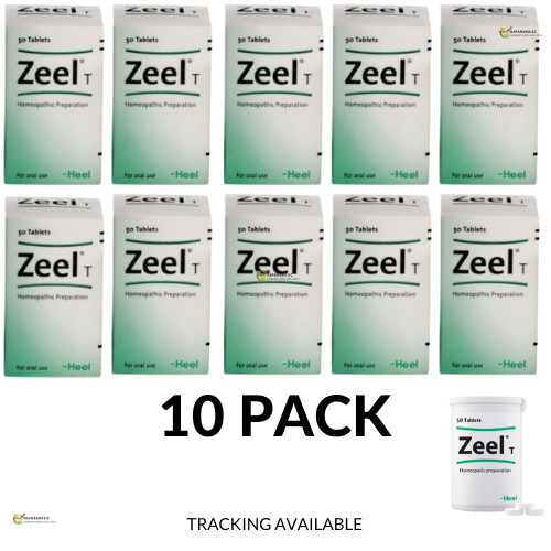 Zeel T Heel Homeopathic Solution 50 tablets 10 PACK