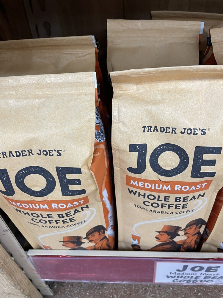 2 Pack Trader Joe's Coffee Medium Roast Whole Bean Coffee