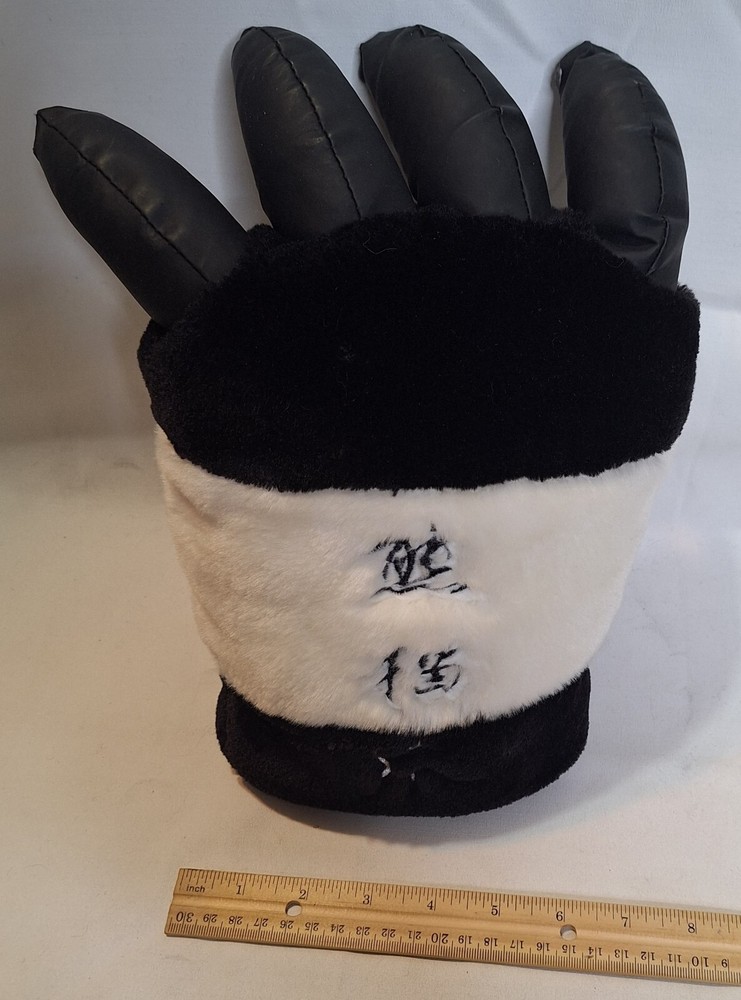 Single Panda Paw Mitt Puppet Claw Costume Plush Panda