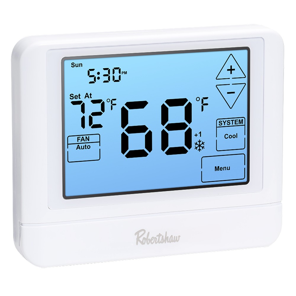 Robertshaw Programmable Multi-Stage 3H/2C Touchscreen Wall Thermostat RS9320T