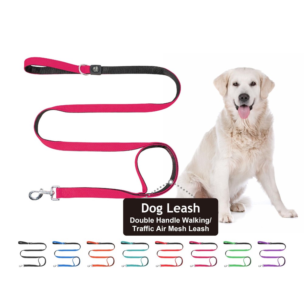 Double Handle Walking/Traffic Air Mesh Leash
