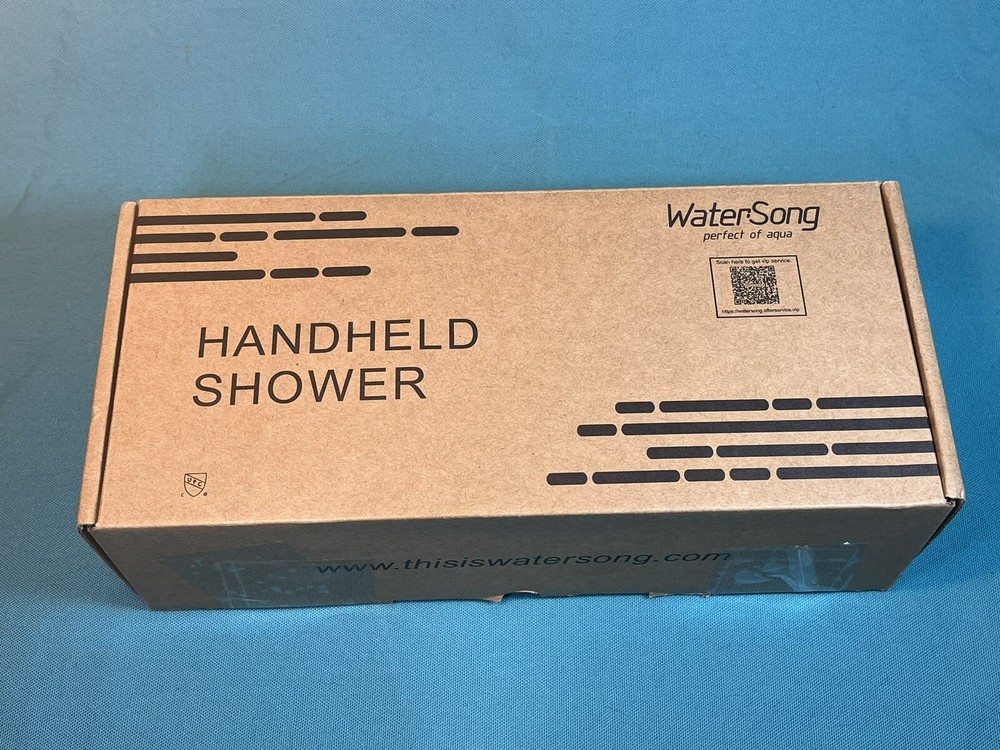 Watersong 7-Function Handheld Shower Head Black Matte New In Box