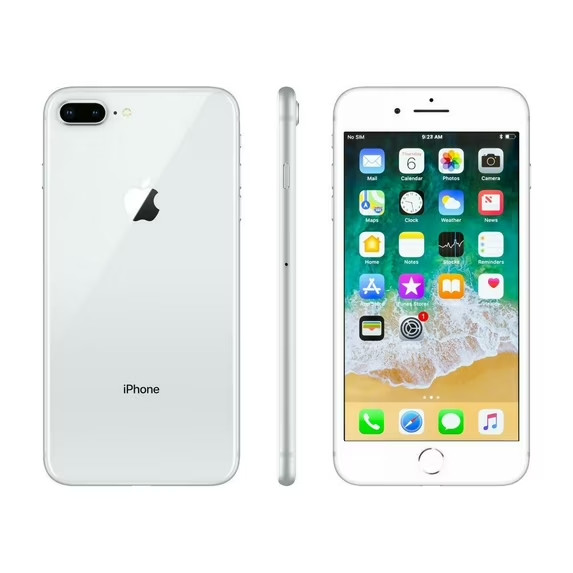 Apple iPhone 8 Plus - 64 GB - White (Unlocked) Excellent