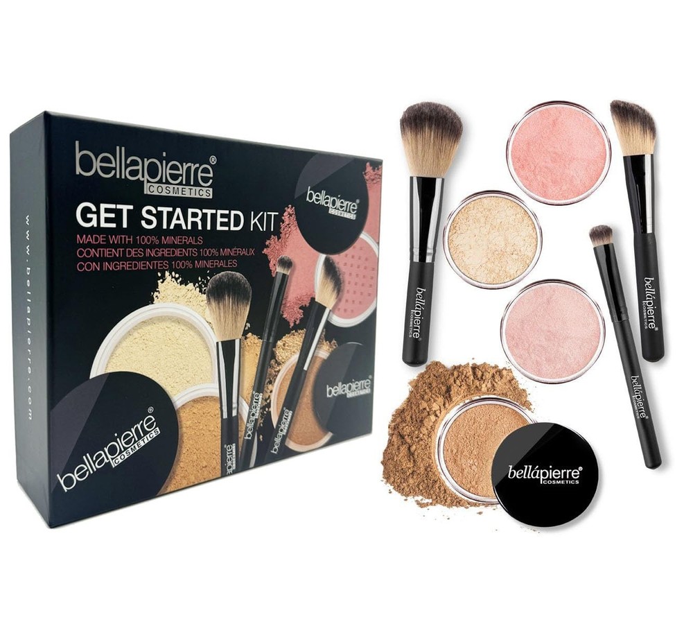 Get Started Kit | Includes 2 Mineral Foundations, 1 Blush, & 1 Bronzer | Mine...