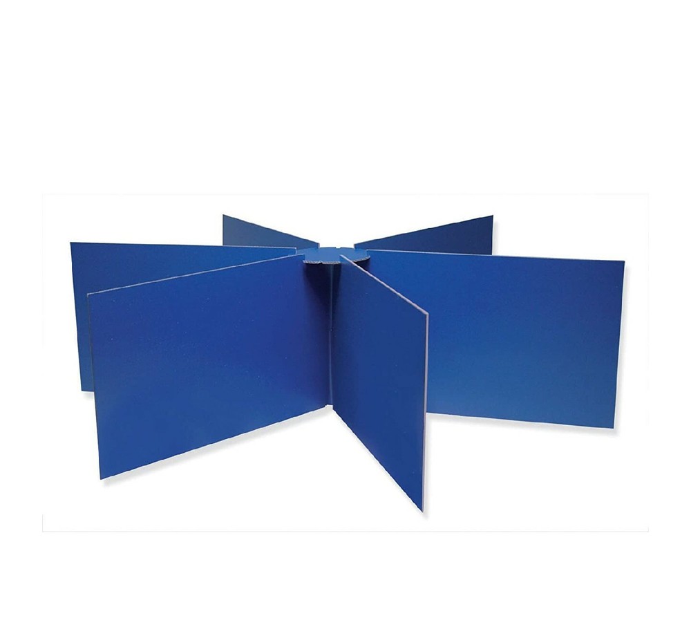 Pacon Round Table Privacy Boards, 48" Diameter X 14" High, Blue, PAC3788