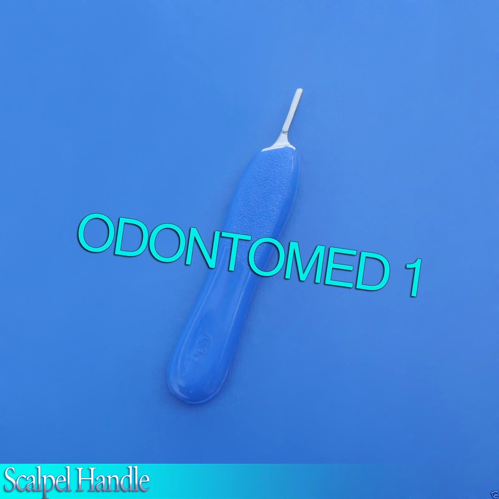6 Scalpel Handle #3 with Blue Color Surgical Instruments