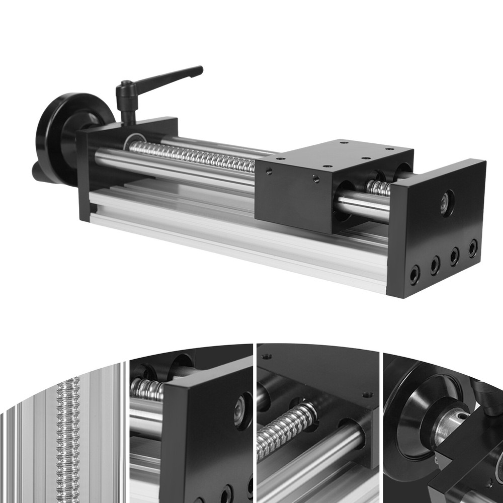 Dual Optical Axis Manual Sliding Table Linear Rail Guide Guide Slide Table US！