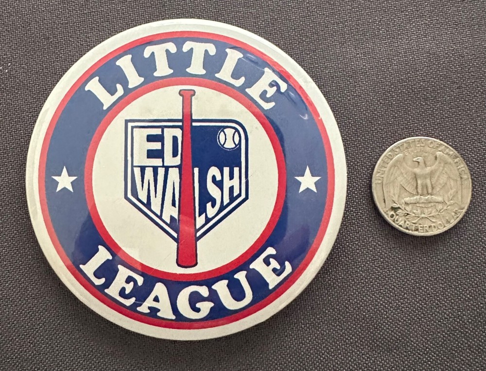 Ed Walsh Little League Baseball Pinback Button