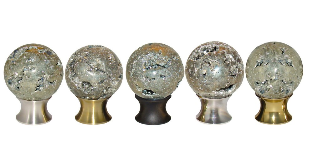 Pyrite Gold Cabinet and Drawer Knobs by GemstoneHardware