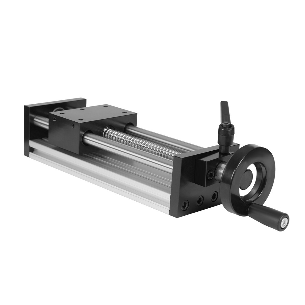 Dual Optical Axis Manual Sliding Table Rail Guide for Precision Positioning