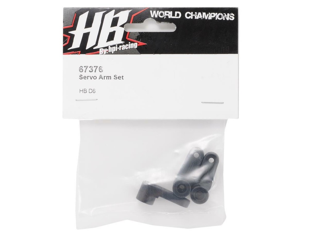 HB Racing Servo Arm Set (3) [HBS67376]
