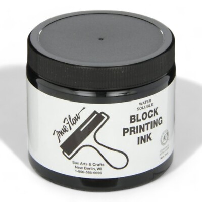 Black Magic Water Soluble Block Printing Ink, 16oz