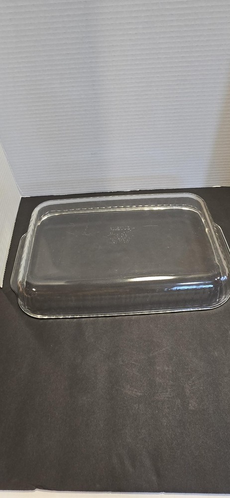 Pyrex 233B 3 Qt Rectangular Glass Baking Dish 13x9x2in Clear Pan Ovenware USA