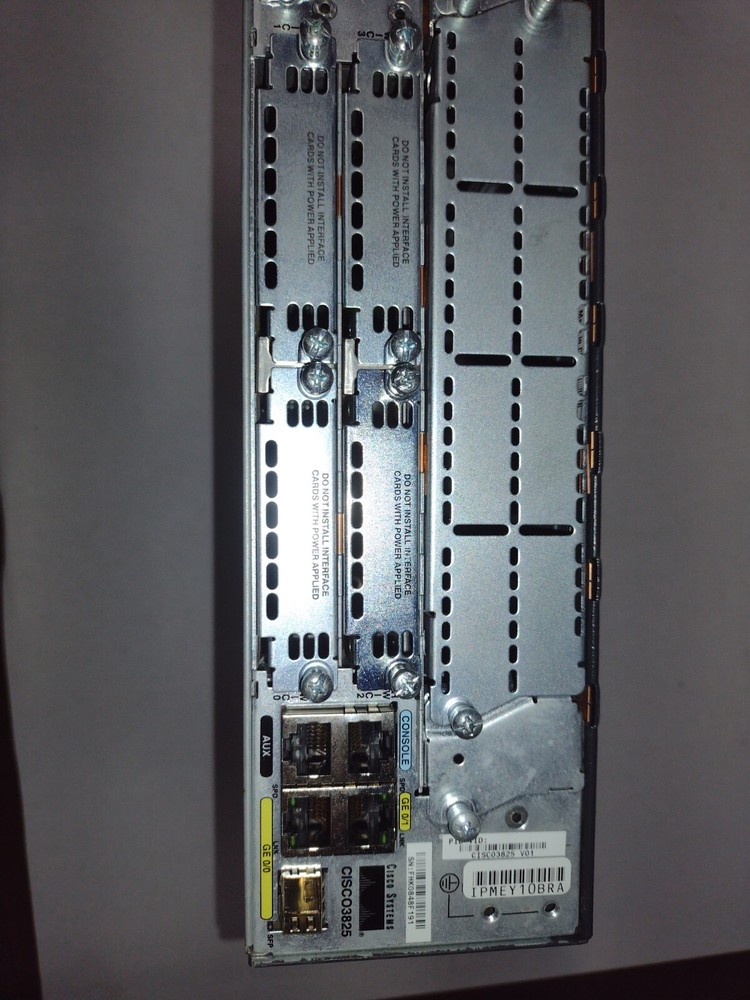 Cisco 3825 GIGABIT SERVICES ROUTER 3825