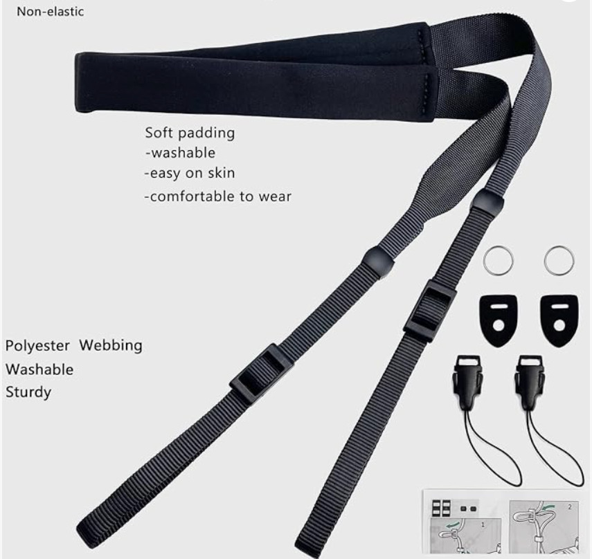 Camera Neck Strap Thin,Binocular Strap with Neoprene Padding(US Shipping 1-5 day