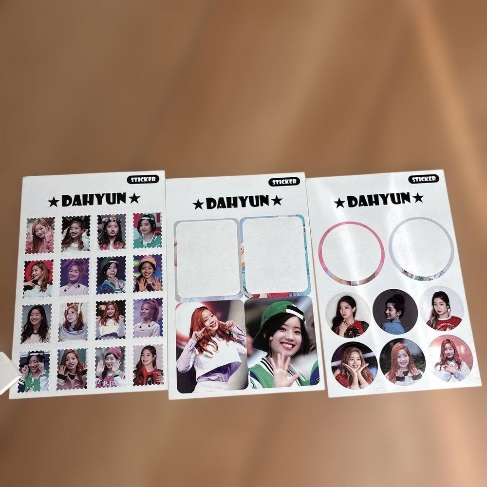 TWICE Dahyun Post Card 12 piece set & 3 Sticker set