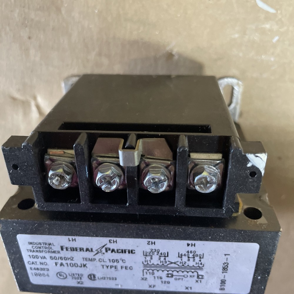 FEDERAL PACIFIC TRANSFORMER FA100JK / FA100JK SEE PICS