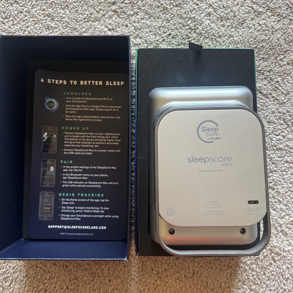 Sleepscore Max Sleep Tracking Improvement Device Units TESTED
