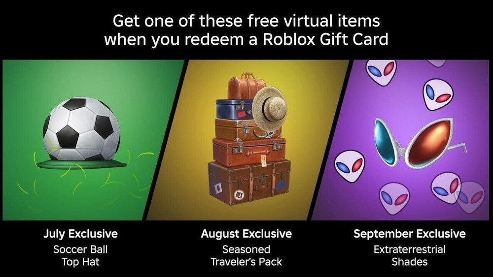 Roblox $50 Physical Gift Card [includes Free Virtual Item Gift