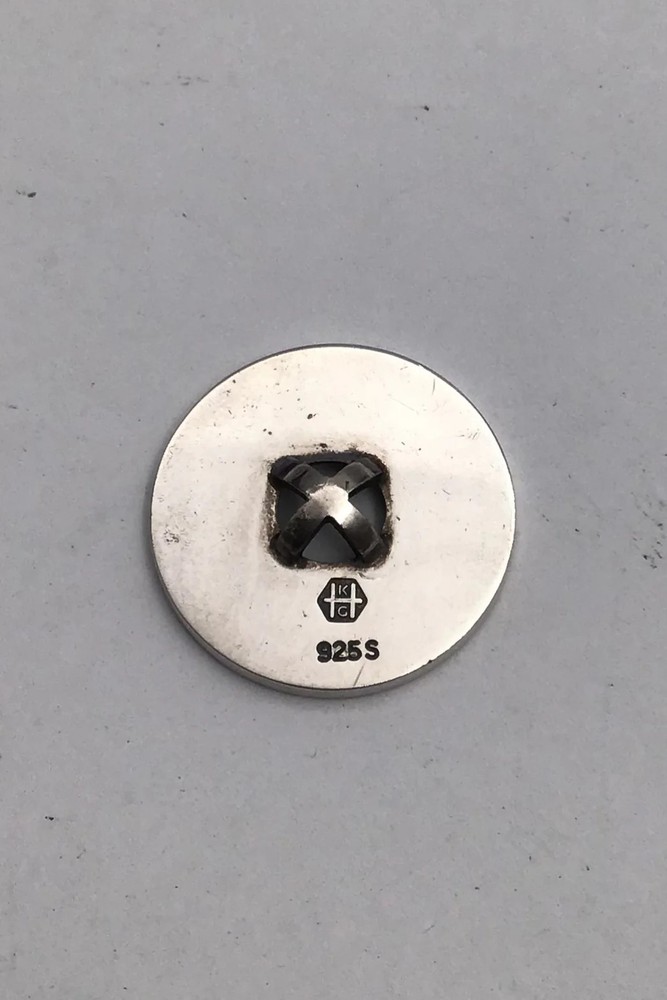 Hans Hansen Sterling Silver Button (Karl Gustav Hansen)