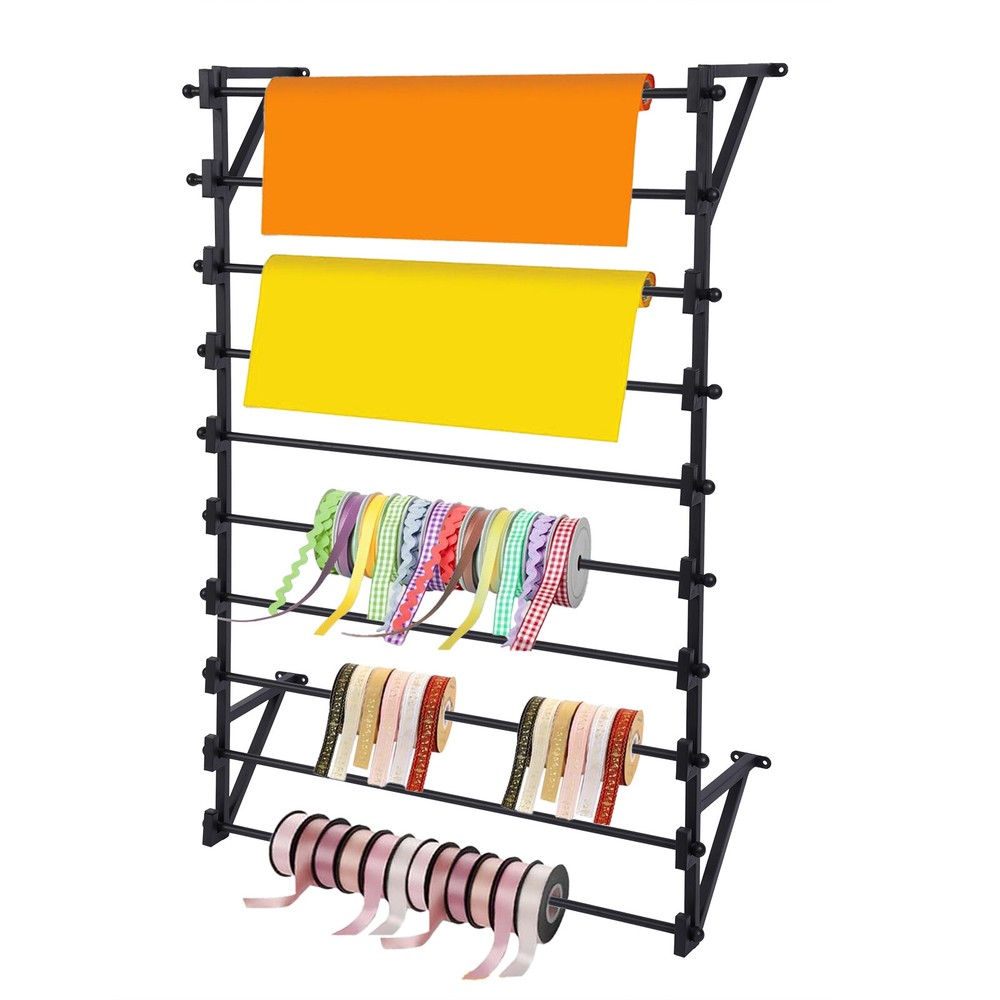 10-Tier Wire Spool Rack Holder Large Ribbon Cable Rack