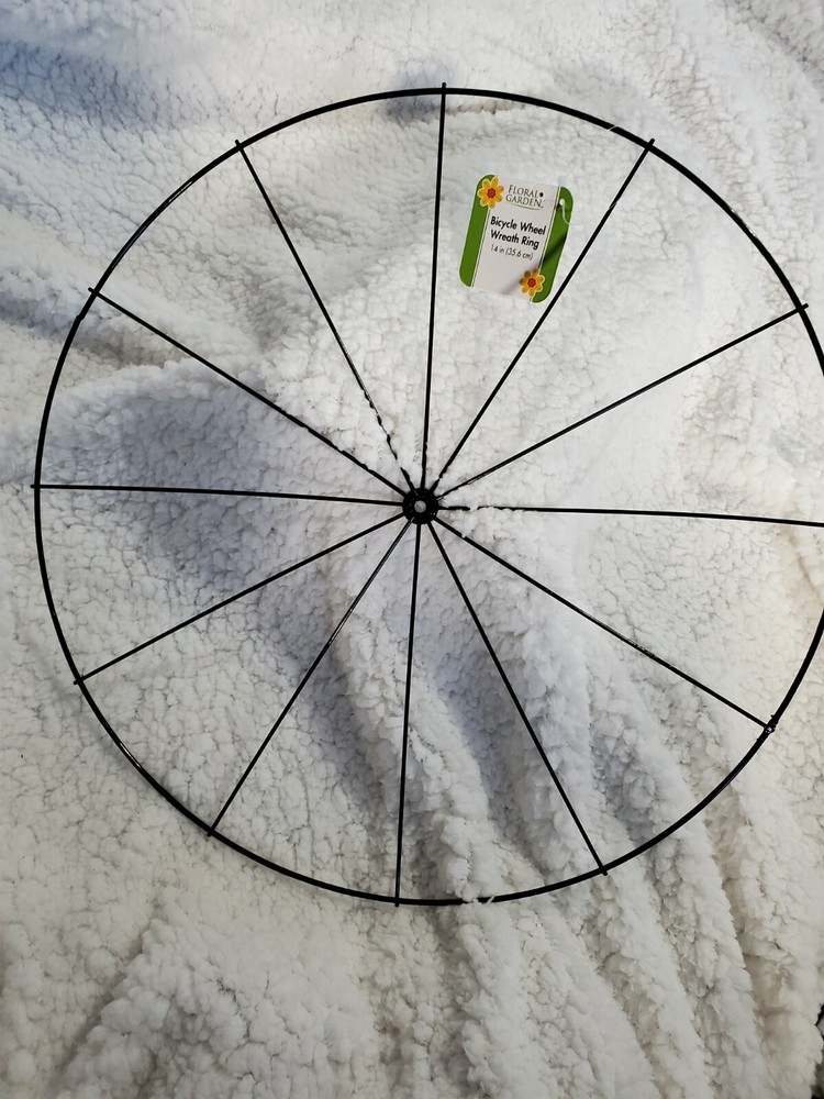 BICYCLE WHEEL WREATH FORM 14 INCH FOR CRAFTS